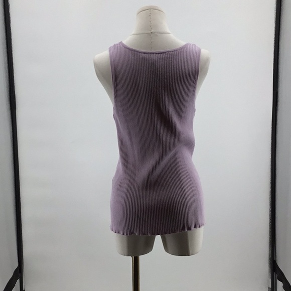 Melanie Lyne Lavender Tank Top Size: M - Picture 2 of 3